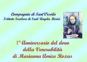 Celebrazione Eucaristica in occasione del 1° Anniversario del dono della Venerabilità di Marianna Amico Roxas
